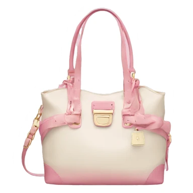 Victoria secreat bag pink and cream sticker