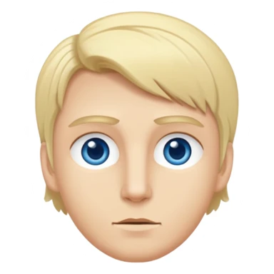 Männlich,blaue schmale augen,Blonde kurze Haare, leicht durchtrainiert, nackter Oberkörper sticker