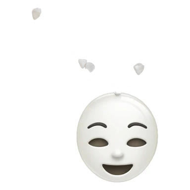 White mother of pearl necklace sticker