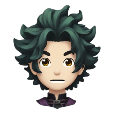 Tanjiro demon slayer sticker