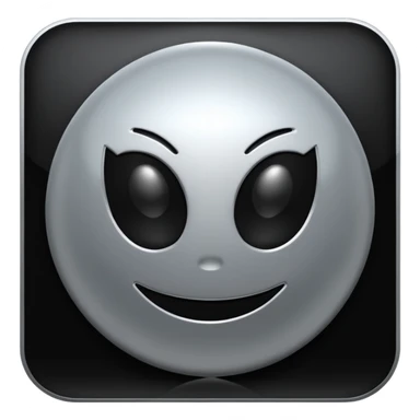 black world wide web icon sticker