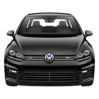 Black Edition Golf R MK7  with no red headlights or grill sticker