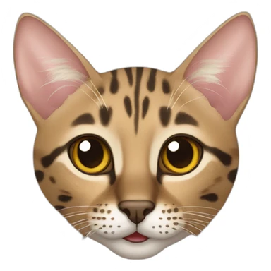 savannah cat sticker