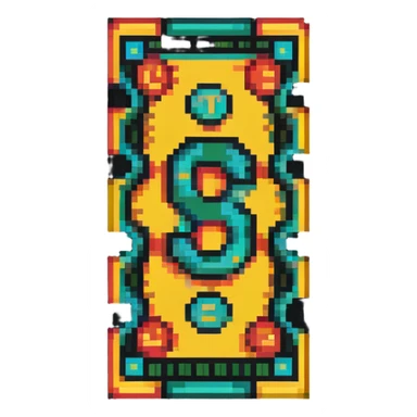 colorful paper currency note sticker