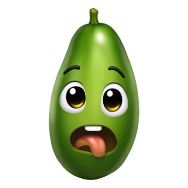 Pepino llorando sticker