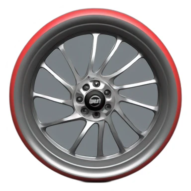 Ducati roue arriere sticker