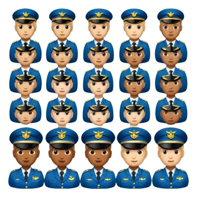 Swedish military ranks emojis sticker