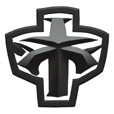 Black beveled Texas a&m lone star logo sticker