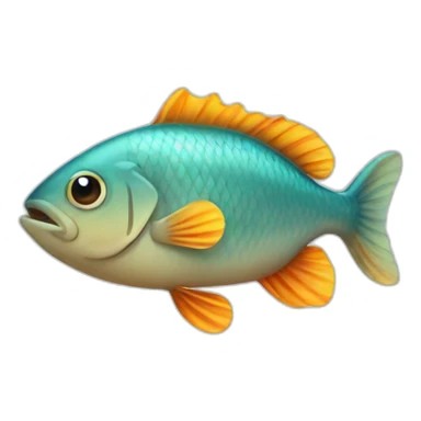 fish with legs sticker