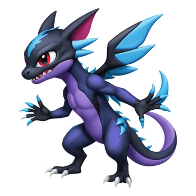 Venom-Stitch-Zekrom-Sneasel-fusion, full body sticker