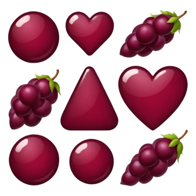 бордовый стикер пак sticker