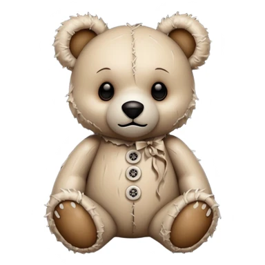 Haunted Teddy sticker