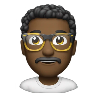 Pop smoke avec des lunettes sticker