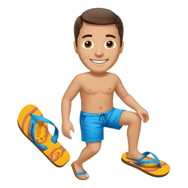 Steve de havaianas sticker