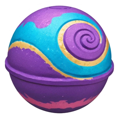 lush intergalactic bath bomb sticker