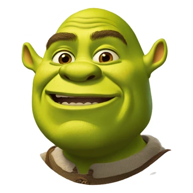 shrek qui fait le logobi sticker