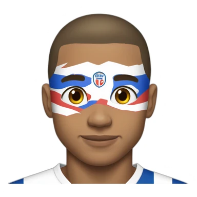 Kylian mbappe, france, world cup, buff sticker