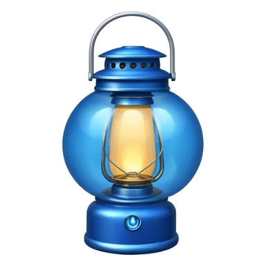 Blue colour ka lalten sticker