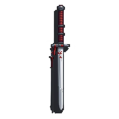 samurai unsheathing katana sword sticker