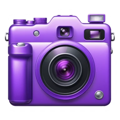 Purple camera sticker