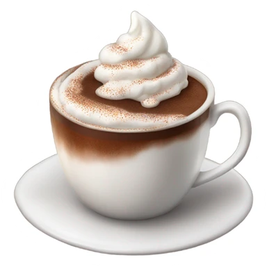 cup of hot chocolate sticker