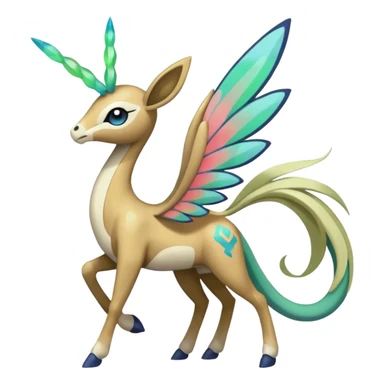 Faerie-Mare-Mezprit-Meloetta-Palkia-Pokémon, full body sticker