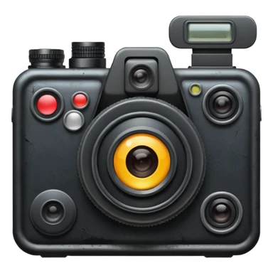 The camera has many buttons sticker