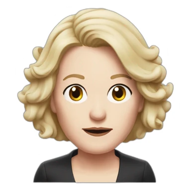 Sandra Huller german actress toni erdmann sticker