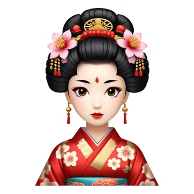 Geisha sticker