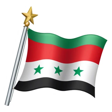 Free syria flag sticker