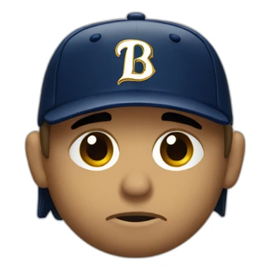 sad brewers fan sticker