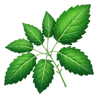 patchouli leaves sticker