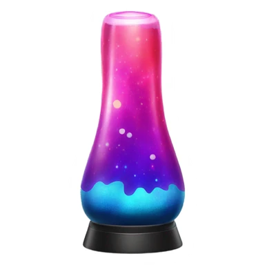 Galaxy lava lamp sticker