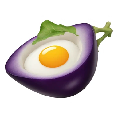 eggs and eggplants sticker