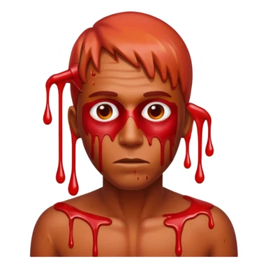 red inscticidier man sticker