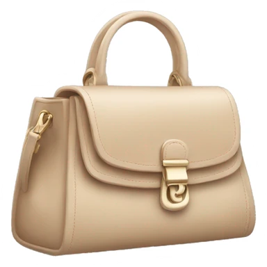 beige handbag sticker