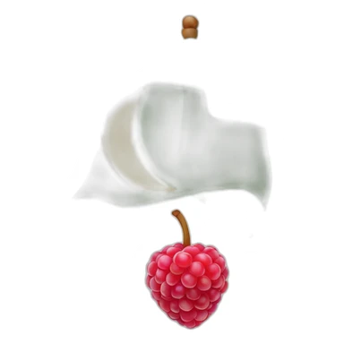 Lithuanian flag with a raspberry fruit on it sticker