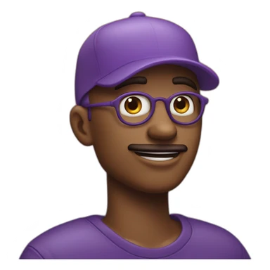 ￼￼ purple guy￼ sticker