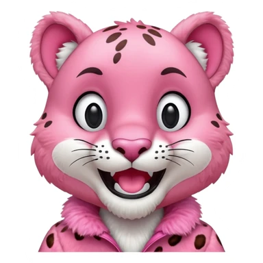 Pink panter sticker