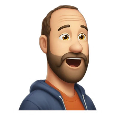 tom segura kissing bert kreischer sticker