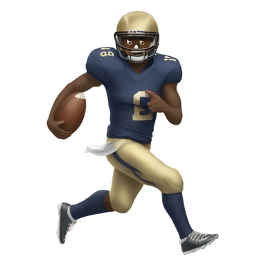 someone snapping a foot ball sticker