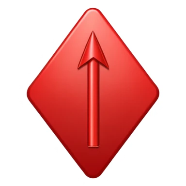 red arrow down sticker