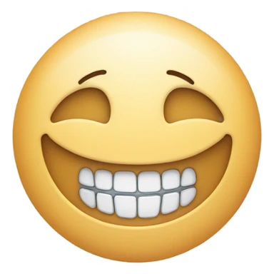 Smiling face with braces  sticker