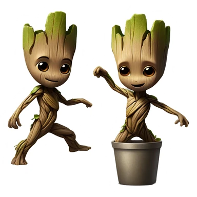 Baby Groot dancing  sticker
