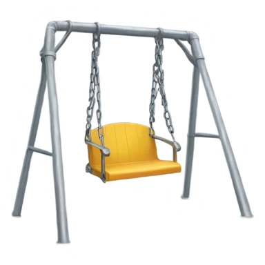 Metal swing set sticker
