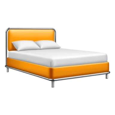 minimal bed silhouette, silver chrome, intimate erotic atmosphere sticker