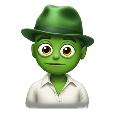 pepe the frog a school boy sticker