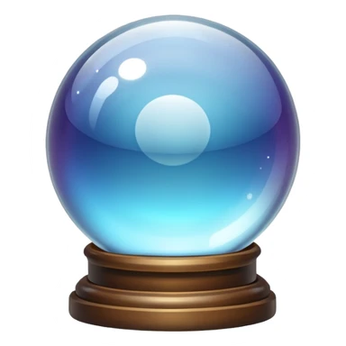 Crystal ball sticker