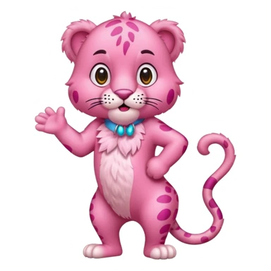 Pink panter sticker