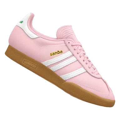 light pink adidas sambas sticker